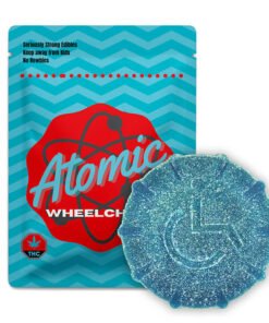2000mg THC Vegan Gummy (Atomic Wheelchair) Blue Raspberry
