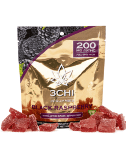 Compare 3Chi Delta 9 THC Gummies – Black Raspberry (200 mg Total)
