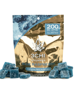 Compare 3Chi Delta 9 THC Gummies – Blue Raspberry (200 mg Total Delta 9 THC)