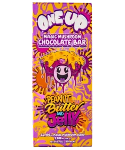 Peanut Butter and Jelly Mushroom Chocolate Bar